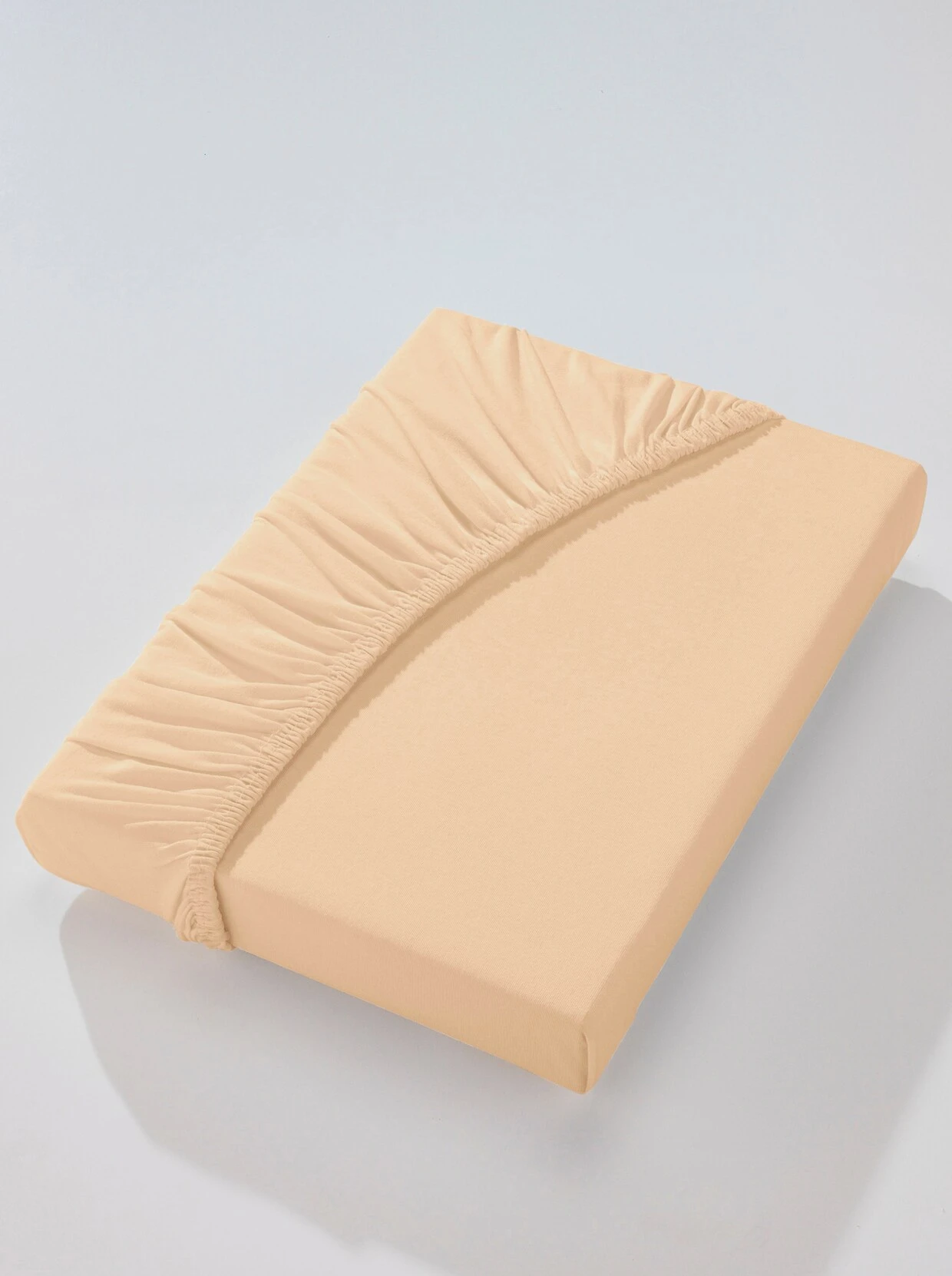 Biberna Spannbetttuch In Beige 1 Biberna Spannbetttuch In Beige