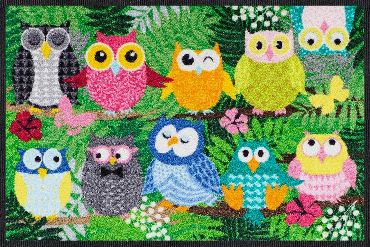 Salonloewe Fußmatte In Grün-bunt 2 Salonloewe Fußmatte In Grün-bunt – Bild 2